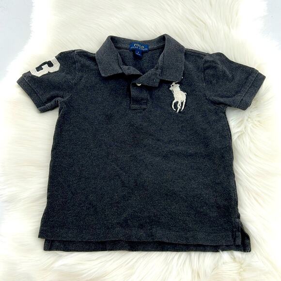 Polo by Ralph Lauren Other - Polo Ralph Lauren Short Sleeve Large Logo Polo Shirt - Gray/White - 5